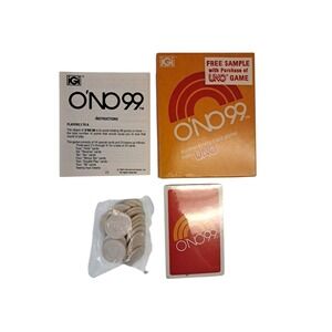 1980 UNO Complete Sealed Cards/Tokens/Directions Set In Original Box Vintage